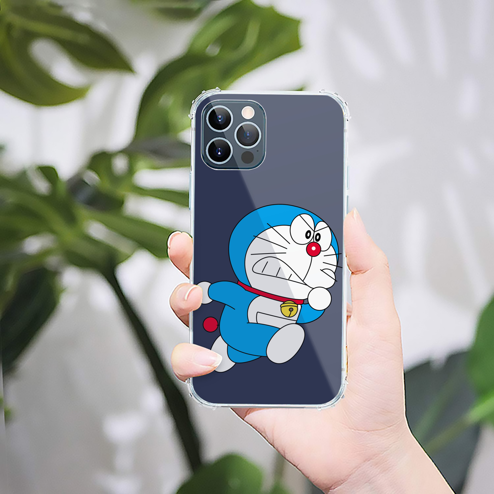 （画像用） ドラえもん Doraemon 【iPhone 12シリーズ対応】透明スマホケース（クリアソフトケース）